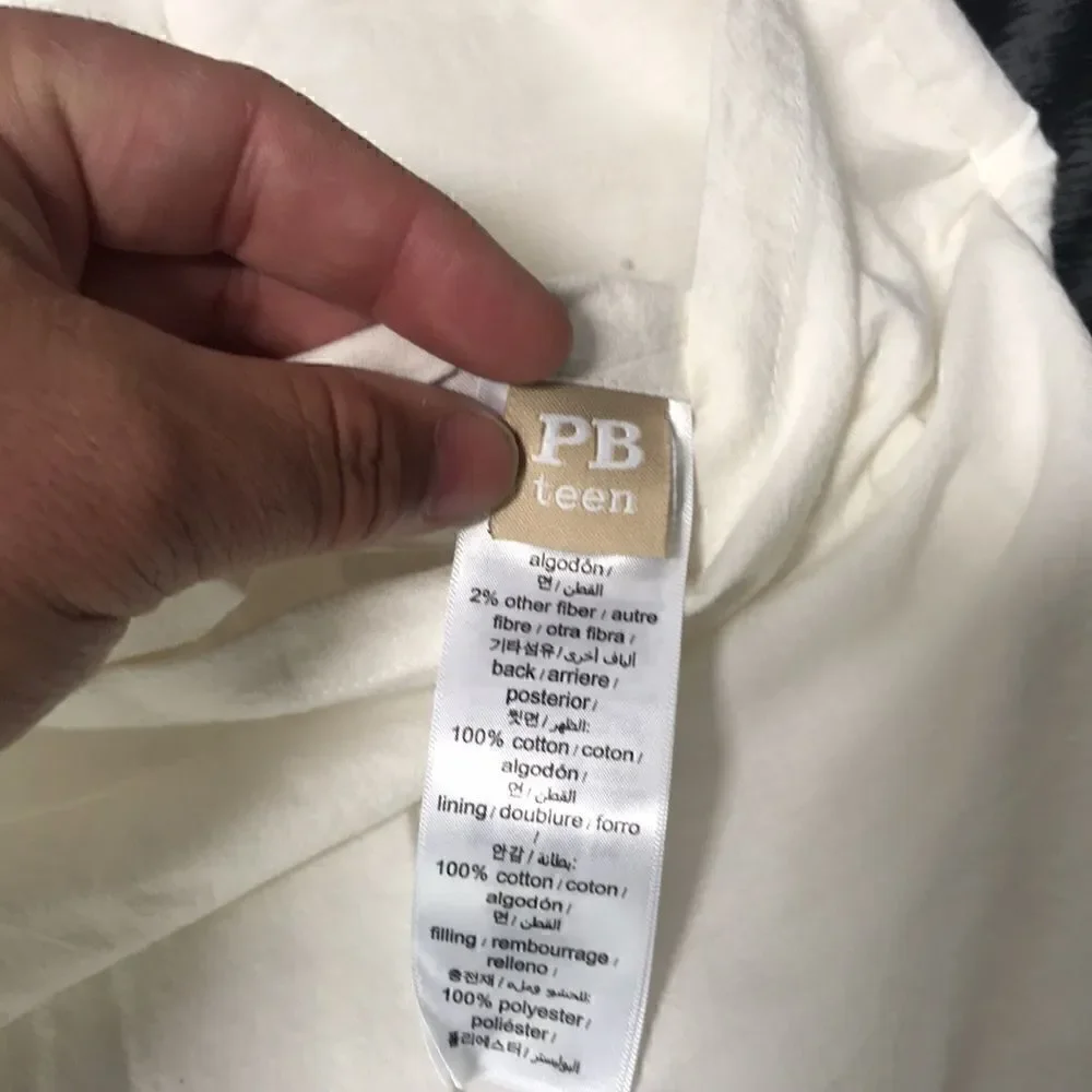Pottery Barn Teen Tufted Swirl Quilt Sham